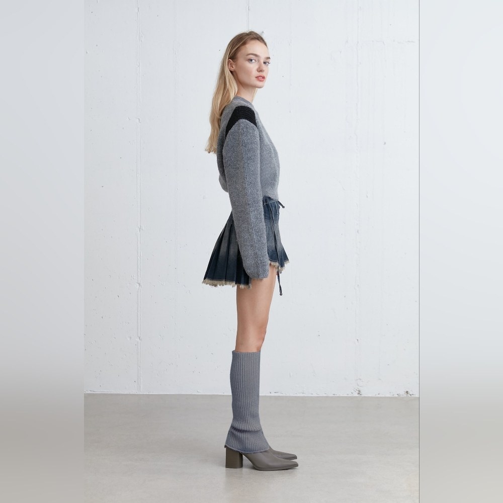 Oak + Fort Cropped Sweater Size M - Picture 4 of 12
